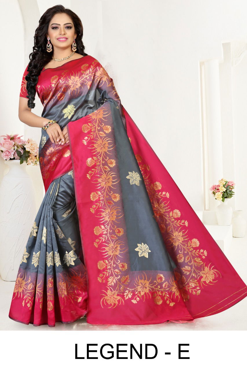 Ronisha Legend  Latest Fancy Designer Casual Wear Silk Saree Collection